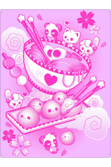 Plaque Métal Dumpling Daydreams Grande