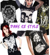 T-shirts dans ce style goth