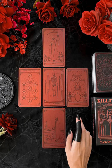 Killstar Tarot Cards Red Black
