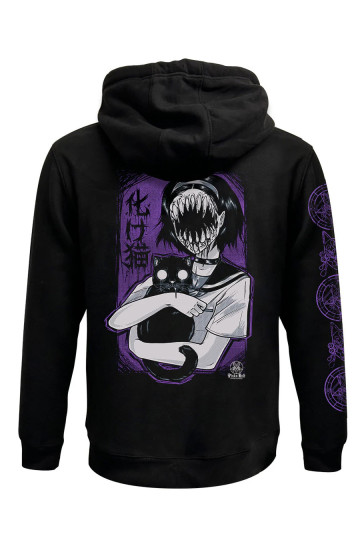 Bakeneko Premium Hoodie back print