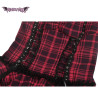Punk Lolita Red and Black Plaid Dress