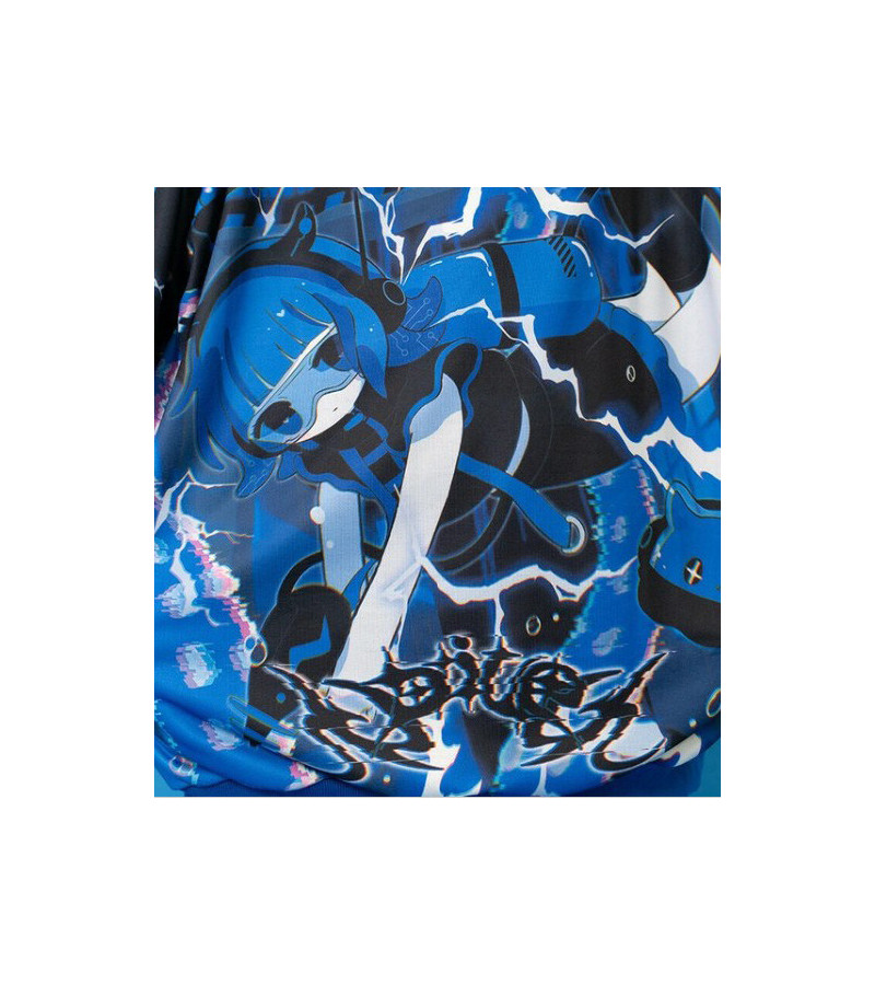 Cyber Octopus Short Sleeve Hoodie ACDC RAG