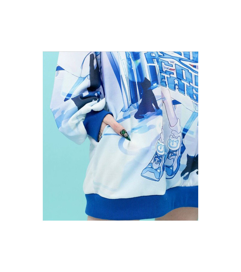 Cyber Cat Hoodie ACDC RAG avec poches