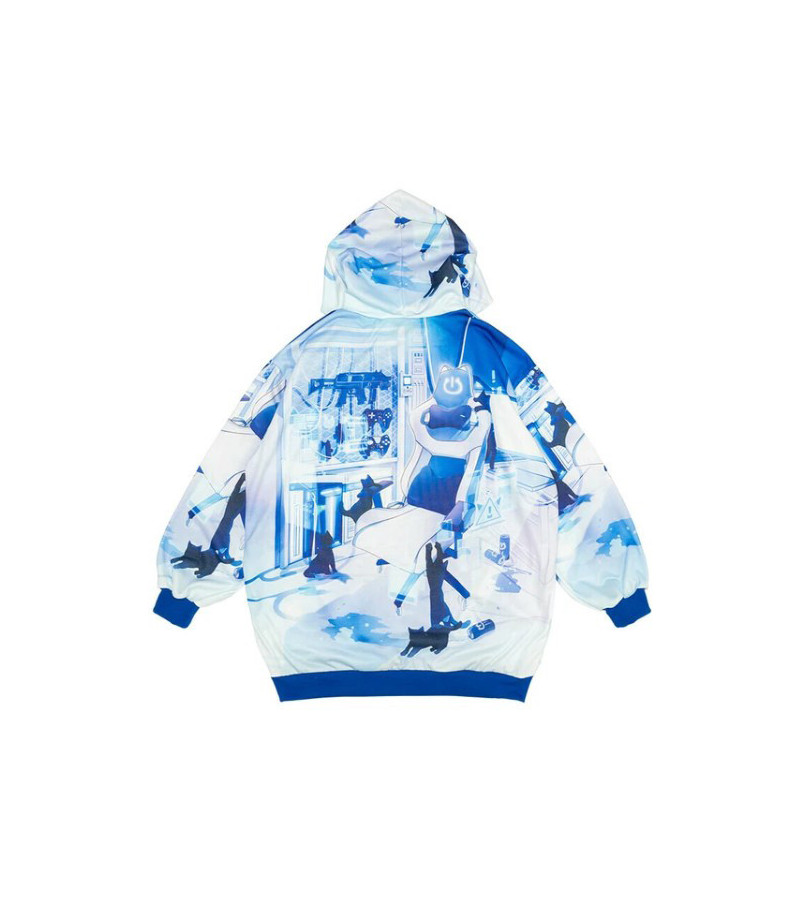 Cyber Cat Hoodie ACDC RAG