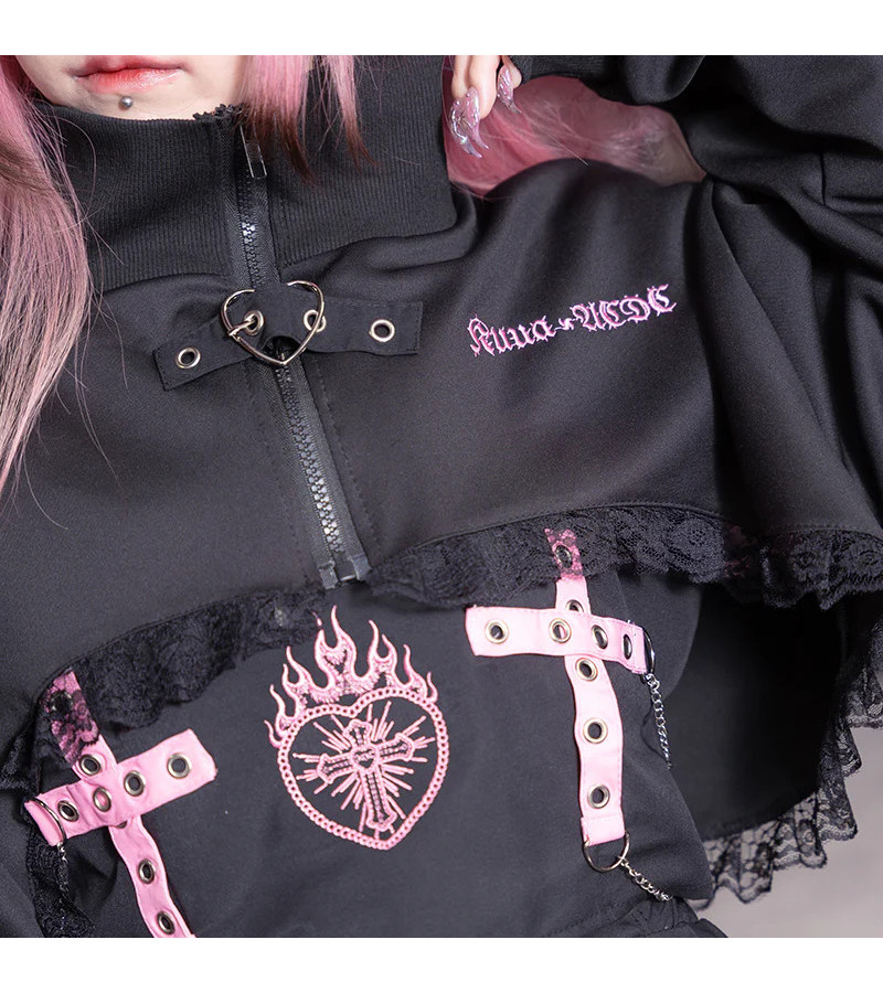 Veste Courte Heaven Rose ACDC RAG