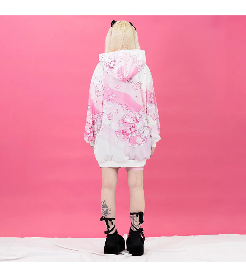 Sleepy Bear Hoodie Rose ACDC RAG