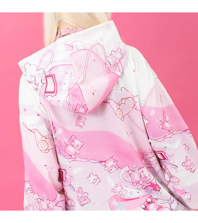 Sleepy Bear Hoodie Rose ACDC RAG