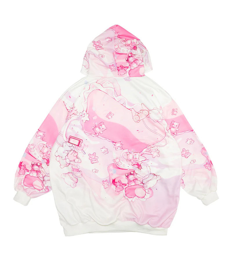 Sleepy Bear Hoodie Rose ACDC RAG