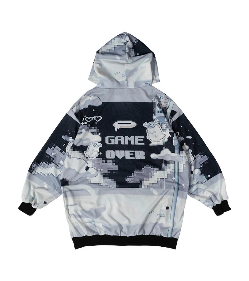 Game Girl Black Hoodie ACDC RAG