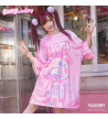 T-shirt Pastel Gloomy Rose Oversized ACDC RAG