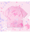Pastel Pink Gloomy Bear Oversized ACDC RAG Tee
