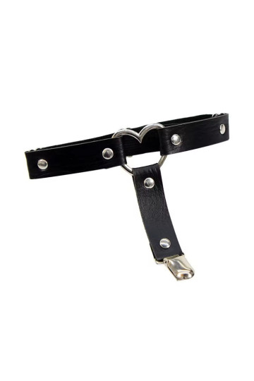 Black Heart Garter