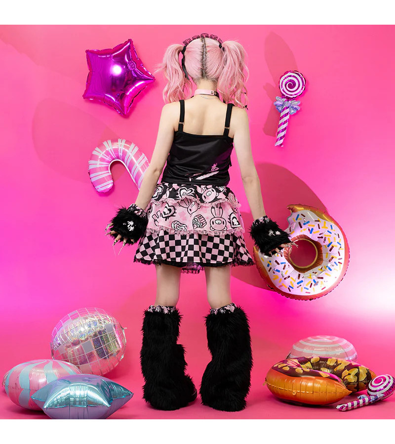 Mini Jupe Short Gloomy Cake ACDC RAG