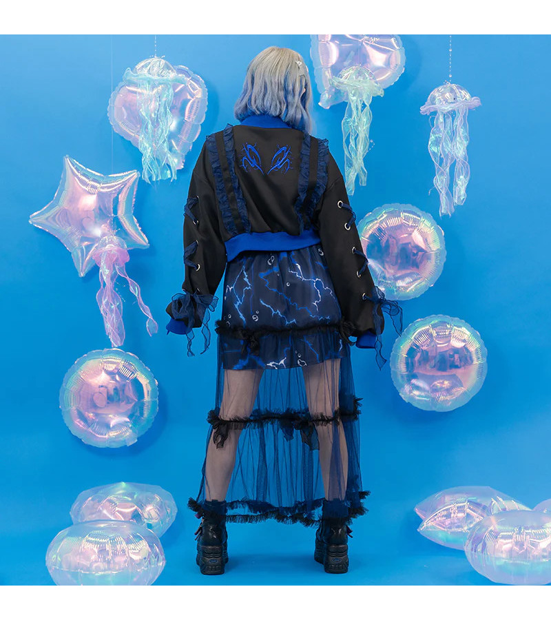 Cyber Octopus Cropped Jacket ACDC RAG