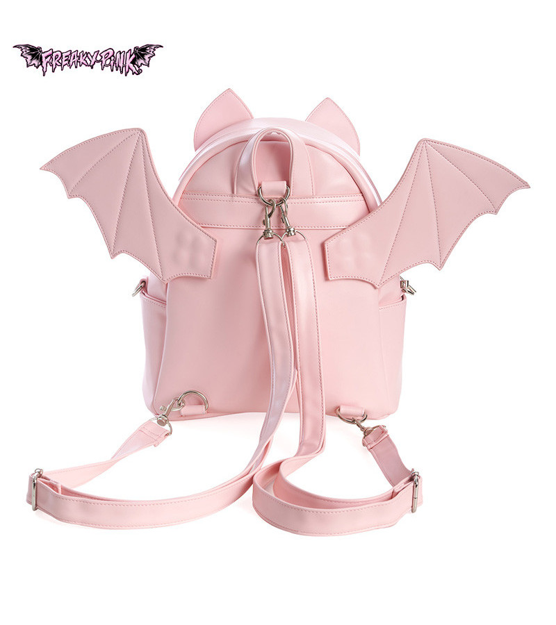 Sac à Dos Chauve Souris Rose Pastel