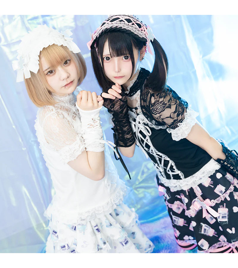 Healing ♡ Heart Lace T-Shirt ACDC RAG