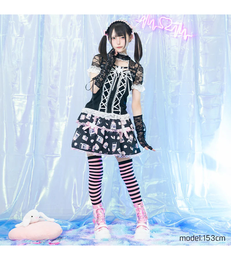 Healing ♡ Heart Lace T-Shirt ACDC RAG