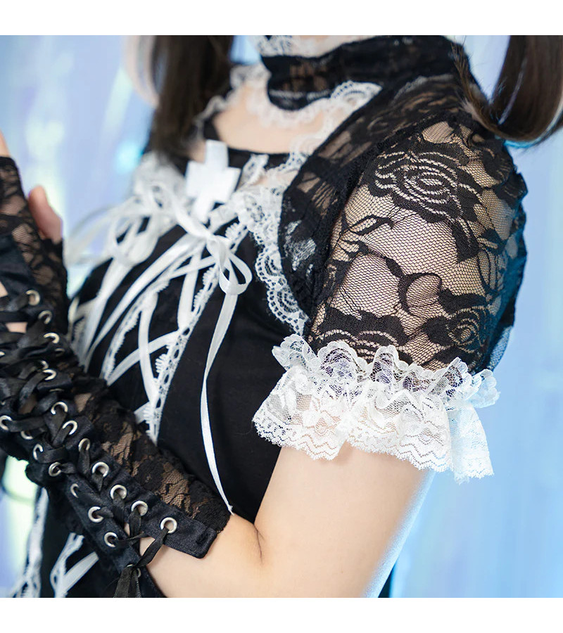 Healing ♡ Heart Lace T-Shirt ACDC RAG