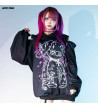 Blood Nero Hoodie Lapin Violet ACDC RAG
