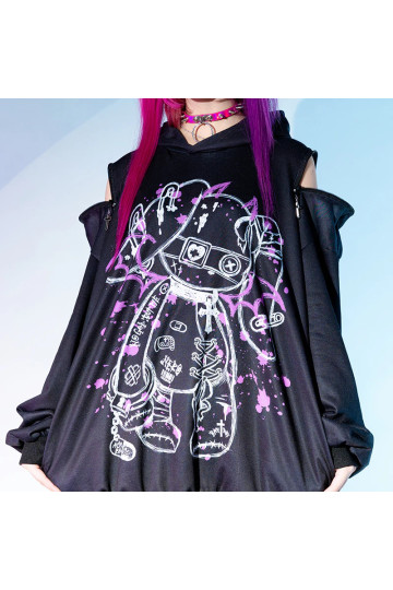 Blood Nero Purple Bunny Hoodie ACDC RAG