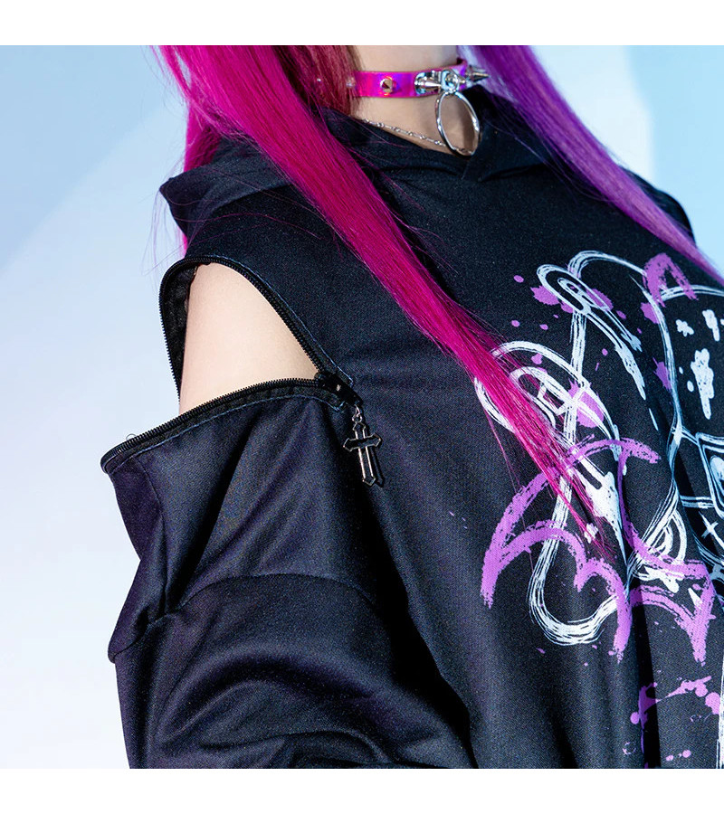 Blood Nero Purple Bunny Hoodie ACDC RAG