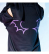 Blood Nero Hoodie Lapin Violet ACDC RAG