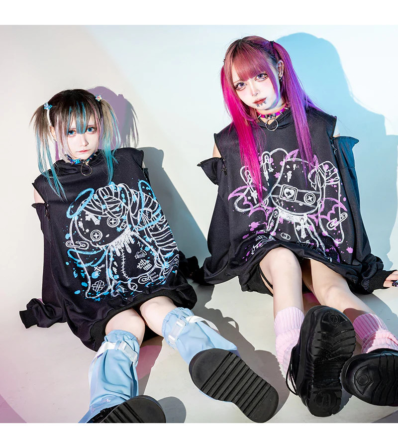 Blood Nero Purple Bunny Hoodie ACDC RAG