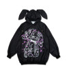Blood Nero Hoodie Lapin Violet ACDC RAG