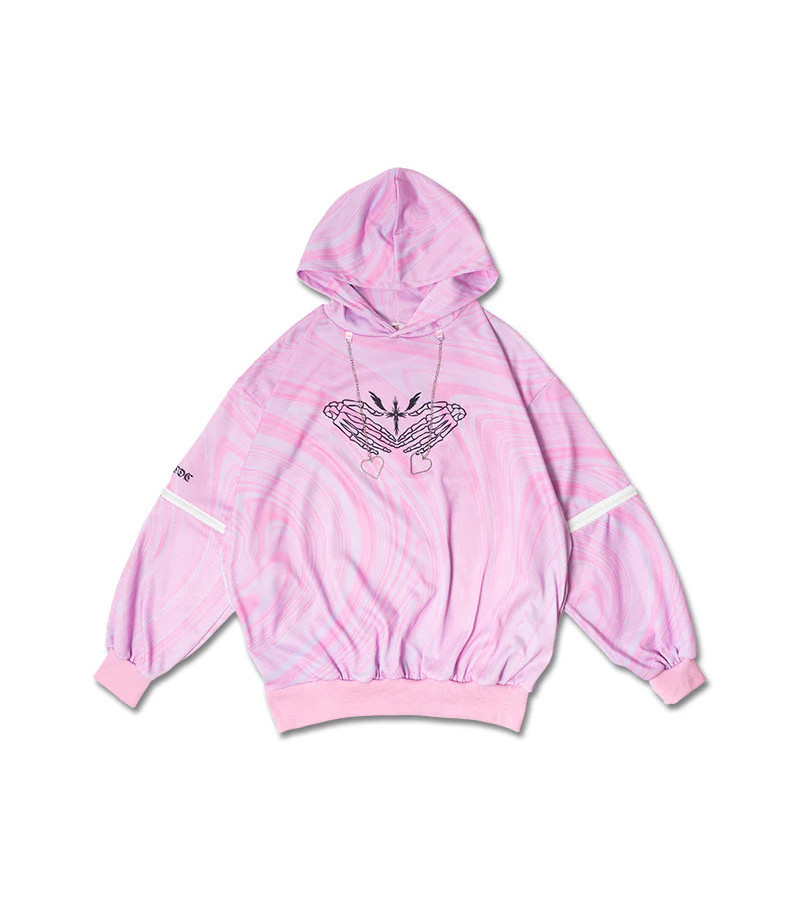 Pastel Pink Heaven Hoodie ACDC RAG