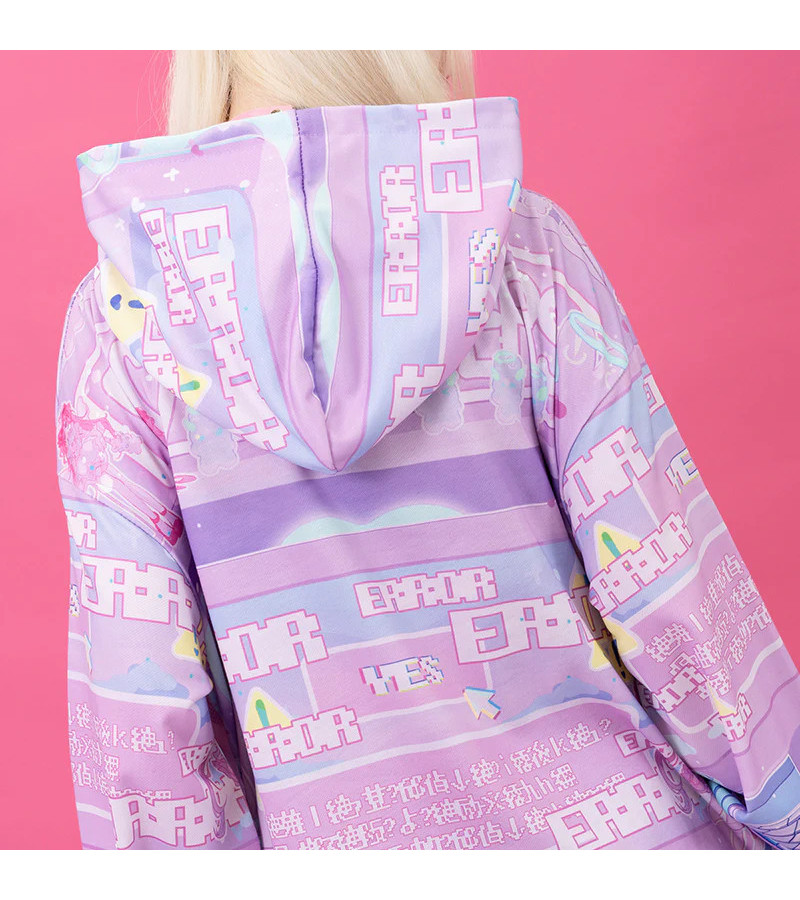 Pastel Pink Idol Tenshi Hoodie  ACDC RAG