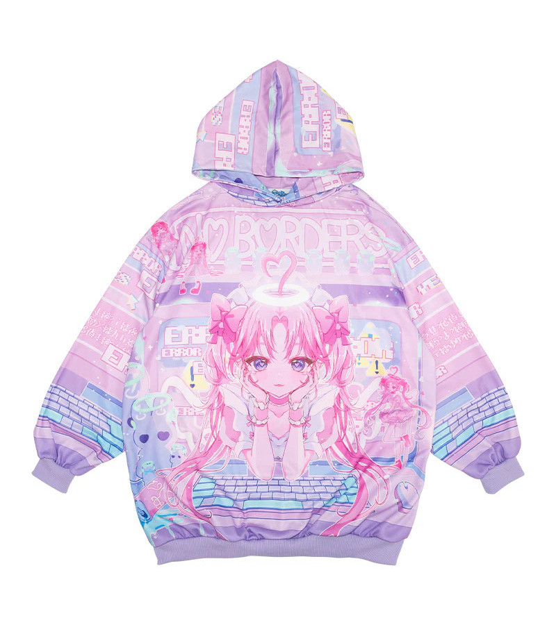 Idol Tenshi Hoodie Rose Pastel ACDC RAG