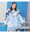 Game Girl Blue Hoodie ACDC RAG