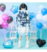 Game Girl Blue Hoodie ACDC RAG