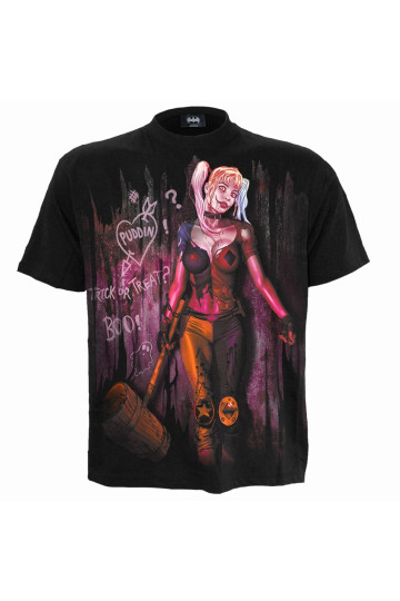 Trick Or Treat Harley Quinn Unisex T-shirt