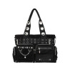 Grand Sac A Main Velours Noir Sweet Revenge