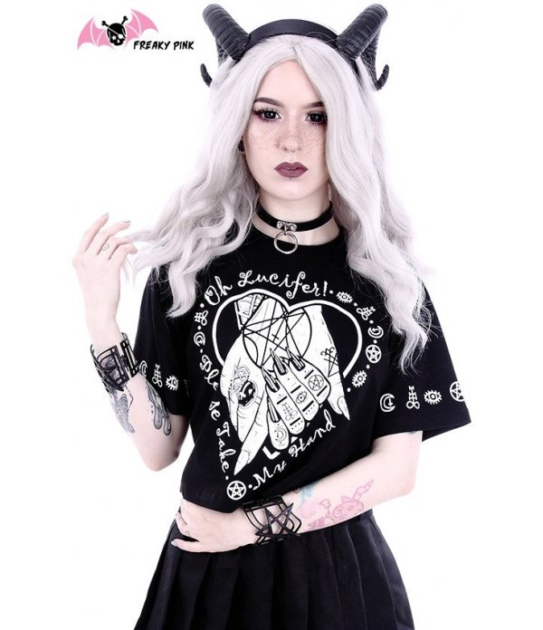 Oh Lucifer Crop Top