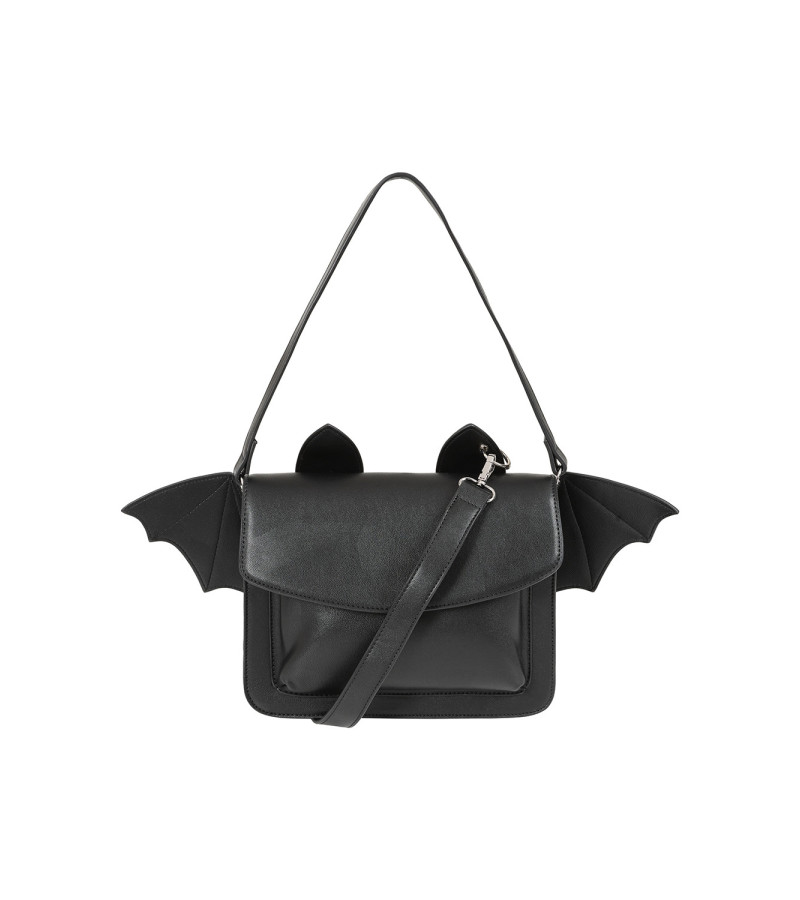 Black Bat Wings Catacomb Handbag