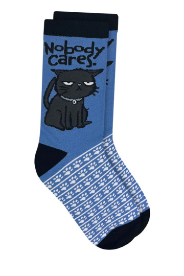 Chaussettes Chat Nobody Cares