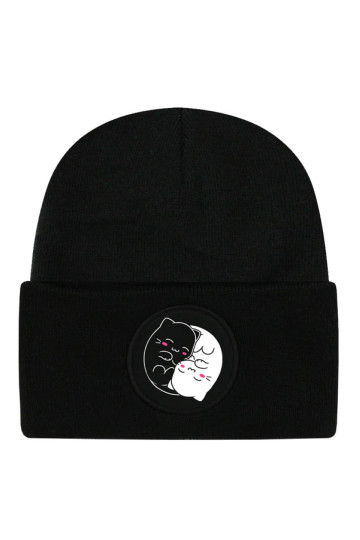 Yin Yang Cats Beanie
