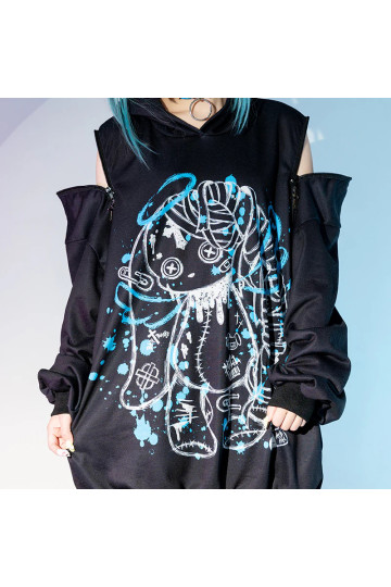 Blood Mill Hoodie Lapin Bleu ACDC RAG