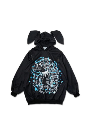 Blood Mill Hoodie Lapin Bleu ACDC RAG