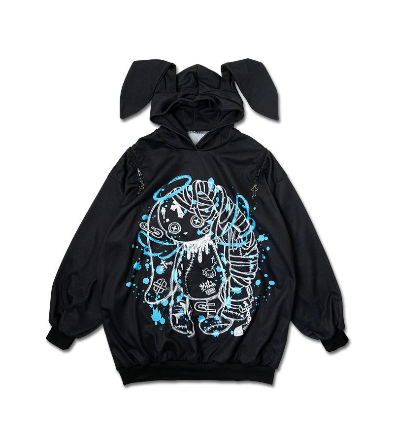 Blood Mill Hoodie Lapin Bleu ACDC RAG