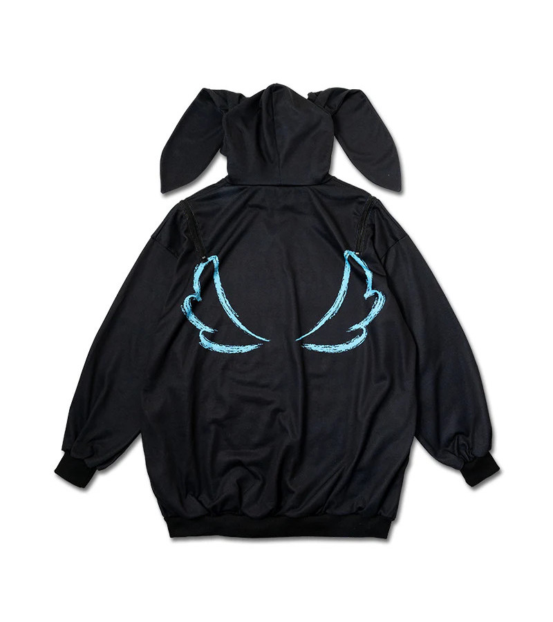 Blood Mill Blue Bunny Hoodie ACDC RAG