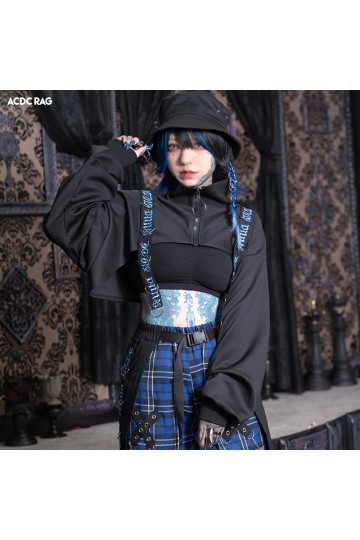 Veste Courte Hell Bleue ACDC RAG