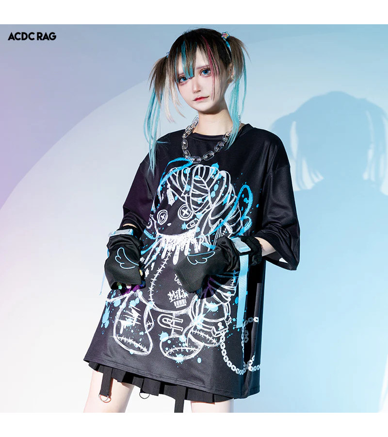 Blood Mill T-shirt Lapin Bleu ACDC RAG