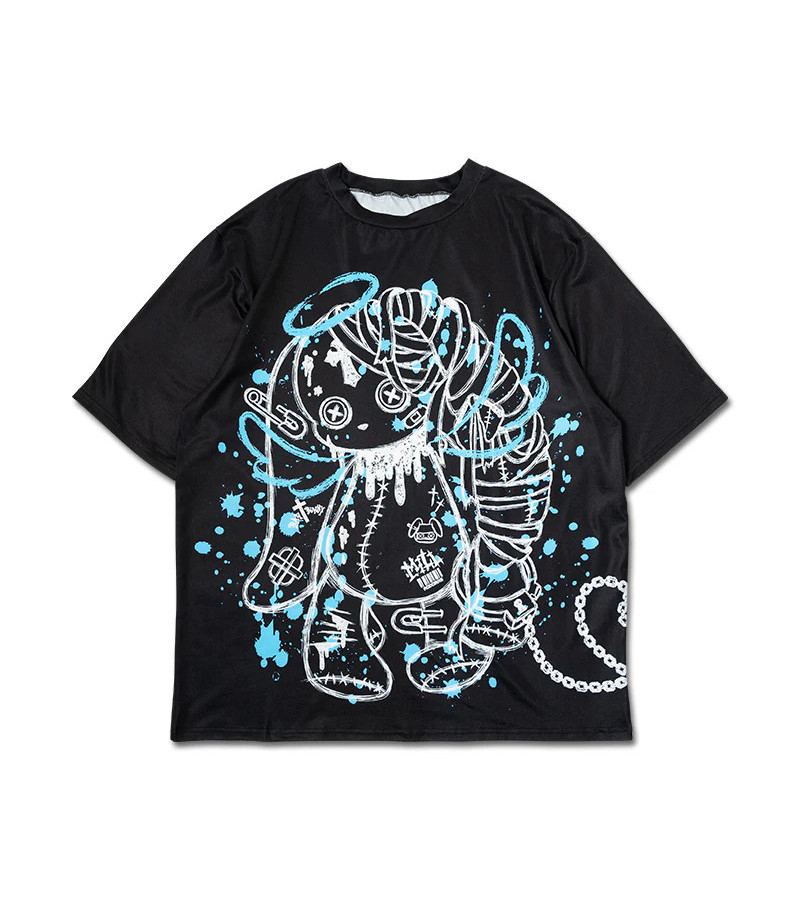 Blood Mill Blue Bunny T-Shirt ACDC RAG