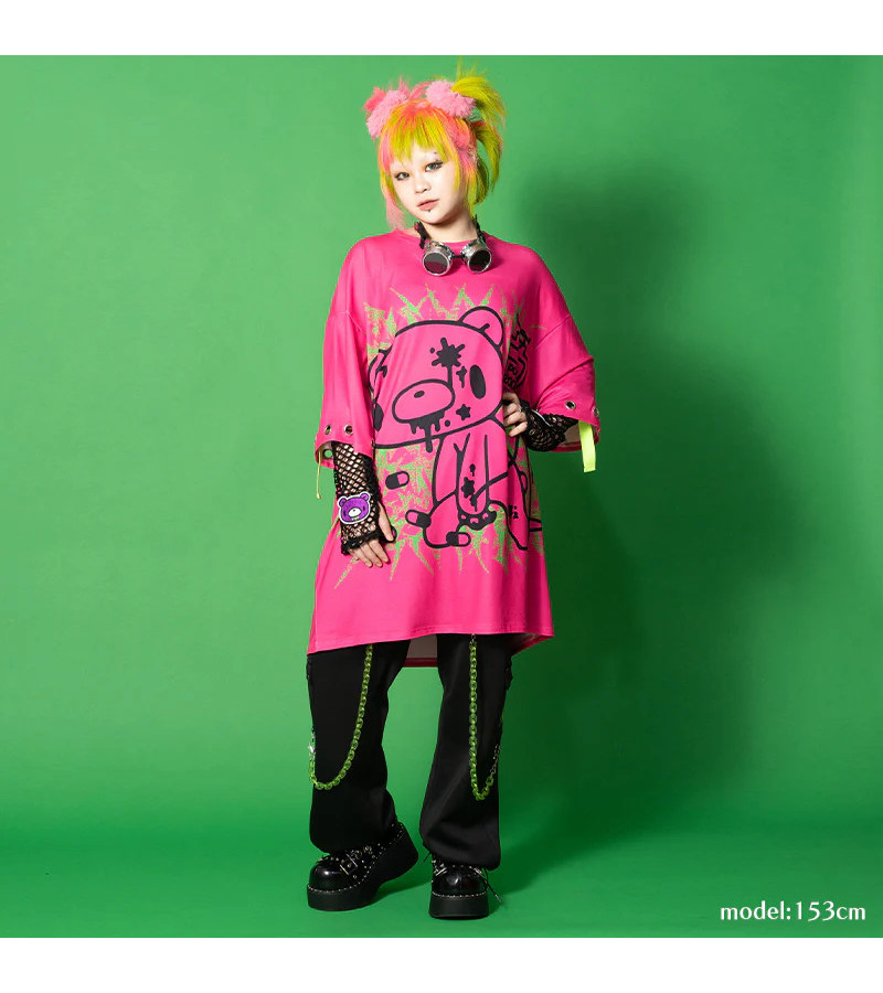 Gloomy Pink Vivid Huge T-Shirt ACDC RAG