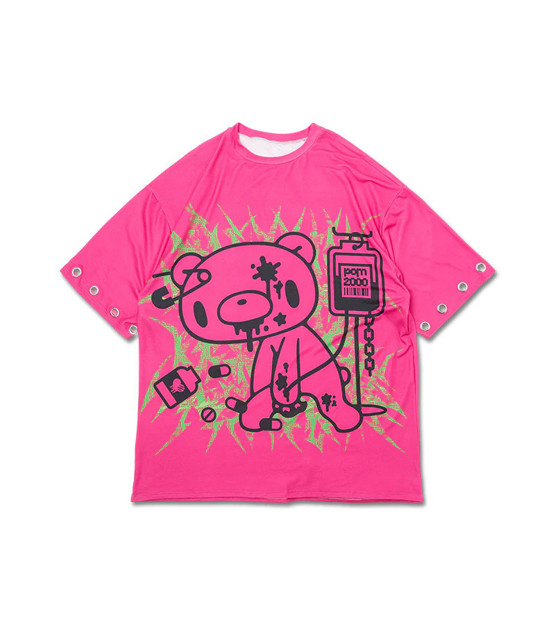 Gloomy Pink Vivid Huge T-Shirt ACDC RAG