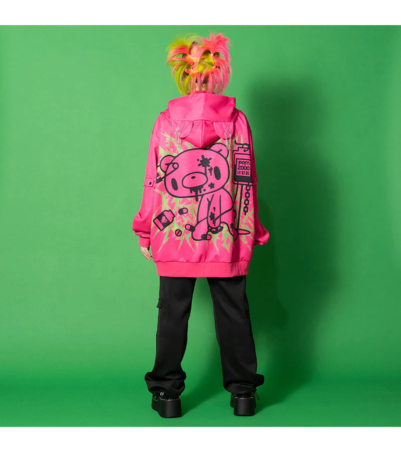 Gloomy Pink Vivid Mesh Jacket ACDC RAG