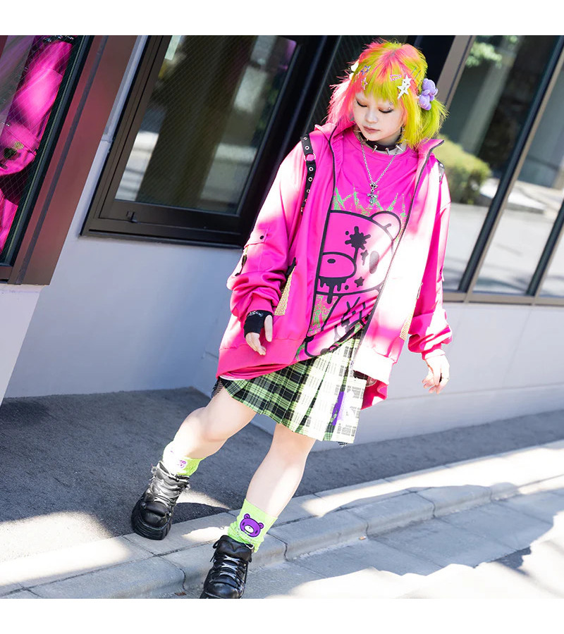 Veste Oversized Vivid Gloomy Rose Fuchsia ACDC RAG